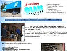 Tablet Screenshot of americanglassservices.com